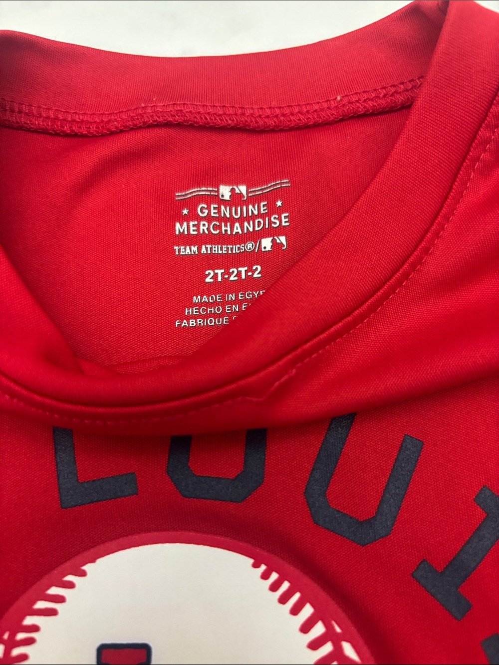 St. Louis Cardinals Youth Red Short-Sleeve Dri Fit Shirt - Picture 3 of 5